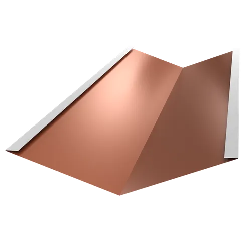 Vinkelränna 326850, 2000 mm, Brunröd