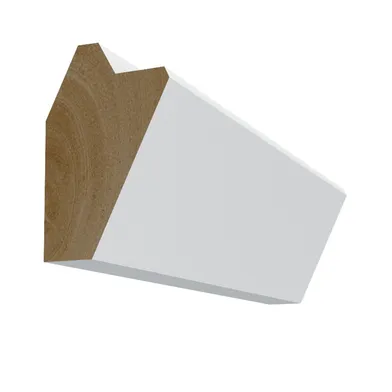 Skugglist vitmålad furu 21x33 mm, 3600 mm