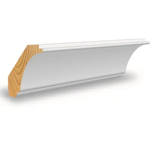 Skugglist vitmålad furu 19x53 mm, CW916, 3600 mm