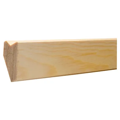 Skugglist obehandlad furu 21x33 mm, Löpmeter