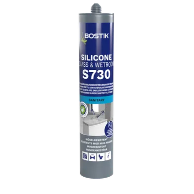 Silikon våtrum S730 300 ml, Manhattan Grå