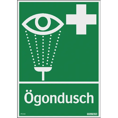 Skylt Ögondusch 210x297 mm, Supernova 303314