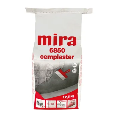 Putsbruk 6850 Mira Cemplaster Wall 12,5Kg