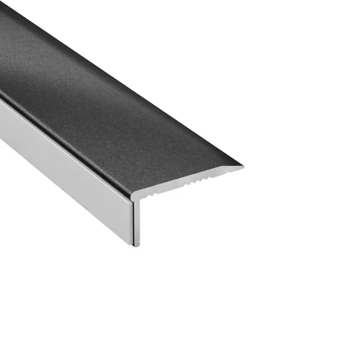 Tröskellist 25x12 mm, självhäftande 100 cm, Grafitgråfolierad, Nr 273