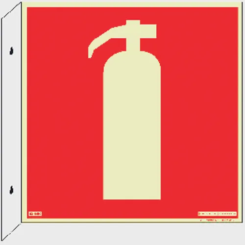 Skylt Brandsläckare Dubbel 210x210 mm, Supernova 824950