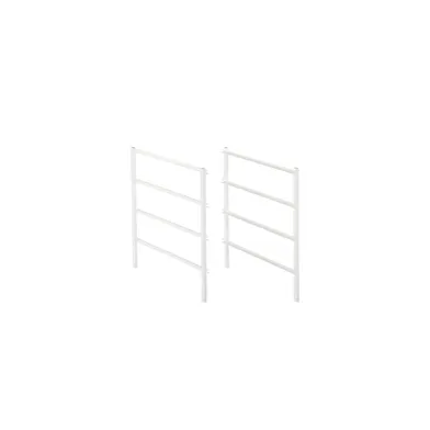 Gavelpar 535 mm, Vit 4 skenor, höjd 440 mm