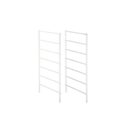 Gavelpar 535 mm, Vit 7 skenor, höjd 740 mm