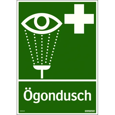 Skylt Ögondusch 210x297 mm, Supernova 303314