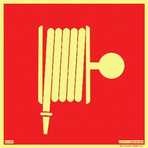 Skylt Brandpost 210x210 mm, Supernova 824601