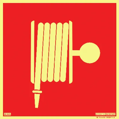 Skylt Brandpost 210x210 mm, Supernova 824601