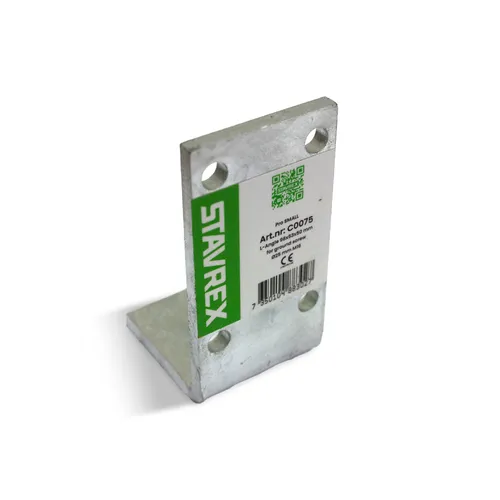 L-Vinkel till Markskruv Small, 98x53x50 mm