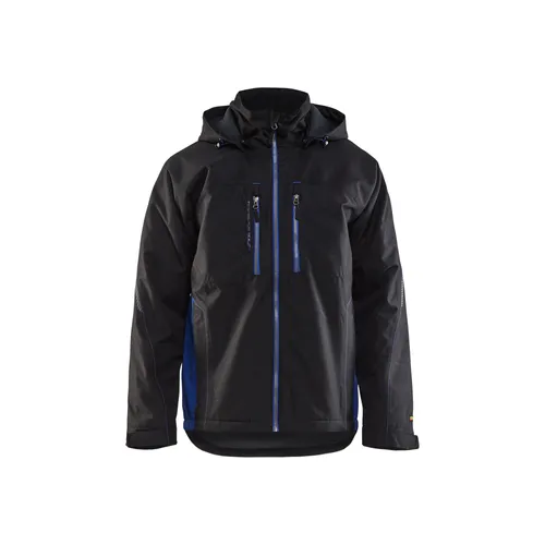 Lättfodrad funktionsjacka, Svart/Kornblå Strl. L