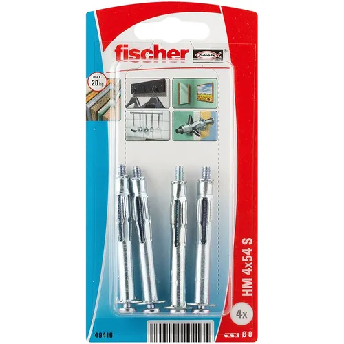 Metallexpander enkelgips HM SK 4x54 mm, 4-pack