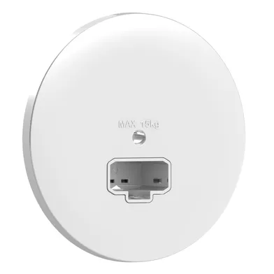 Lamputtag tak m. mittstolpe DCL, vit Infälld