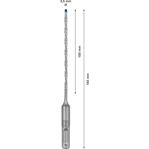 Hammarborr Expert SDS Plus-7X 3,5x100/165 mm