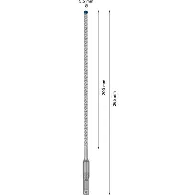 Hammarborr Expert SDS Plus-7X 5,5x200/265 mm