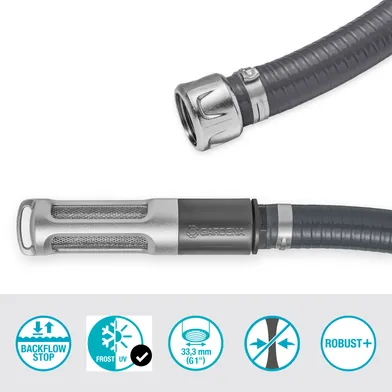 Sugslang med backventil 09090-20, Ø25 mm, 7 meter