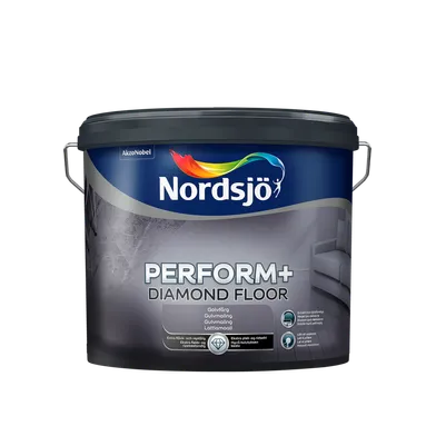 Golvfärg Perform+ Diamond Inomhus Halvblank BW, 2,5 l