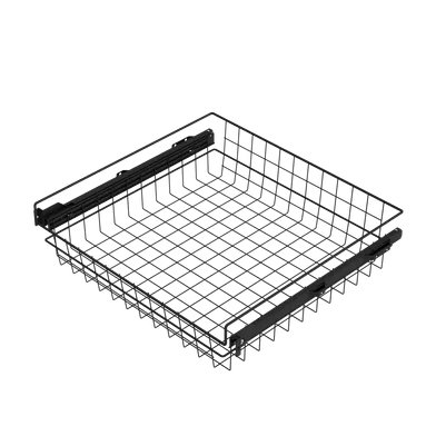 Trådback Antracit inkl. glidlist 140x500x600 mm