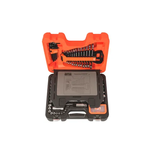 Hylsnyckelsats 1/4", 1/2" Bahco S95, 95 delar