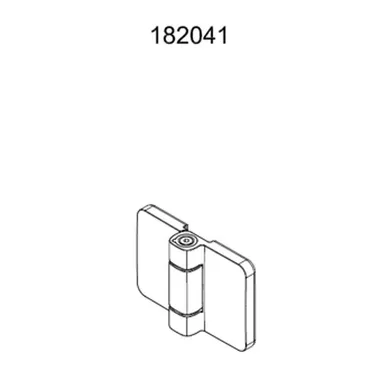Gångjärn Lusso vikdörr