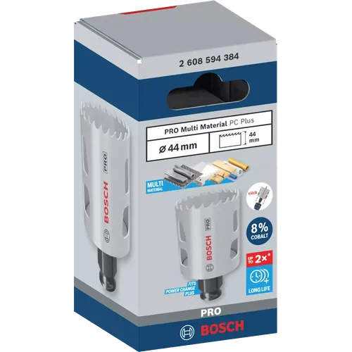 Hålsåg Pro Multimaterial, 44 mm