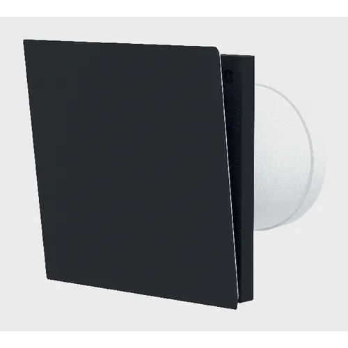 Friskluftsventil Svart TL100D Invändig, 100 mm