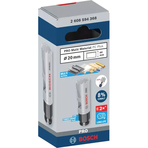 Hålsåg Pro Multimaterial, 20 mm