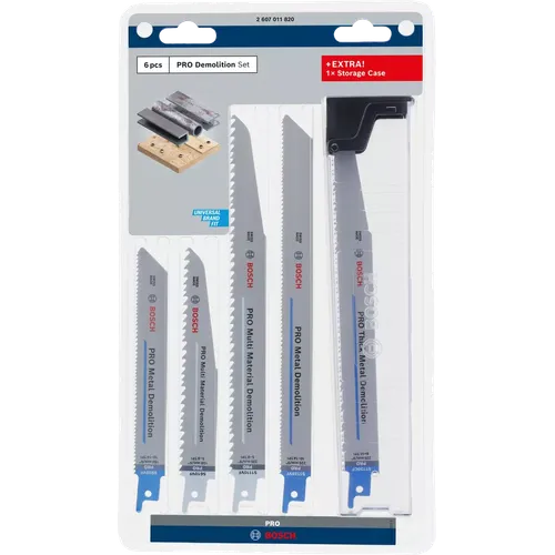 Tigersågblad set Pro Demolition, 6 delar