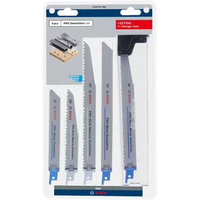 Tigersågblad set Pro Demolition, 6 delar