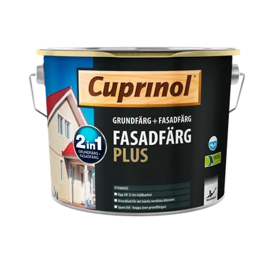 Fasadfärg Plus BW (Vit), 2,5 l