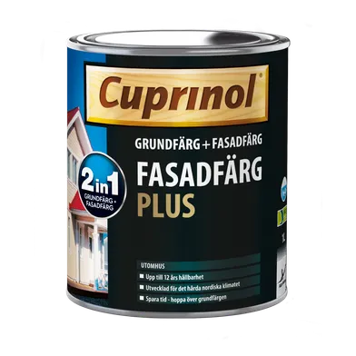 Fasadfärg Plus BW (Vit), 1 l