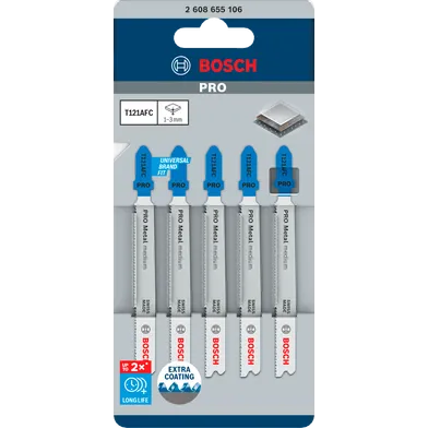 Sticksågsblad T 121 AFC Medium Metal, 5-pack
