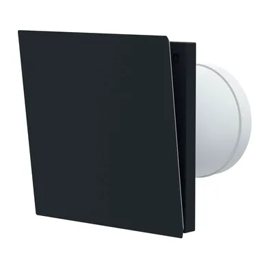 Friskluftsventil Svart TL100D Invändig, 100 mm