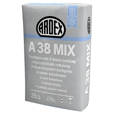Rotbetong A 38 MIX snabb, 25 kg