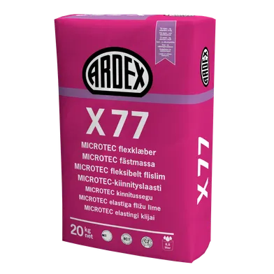 Fästmassa X 77 Grå, 20 kg