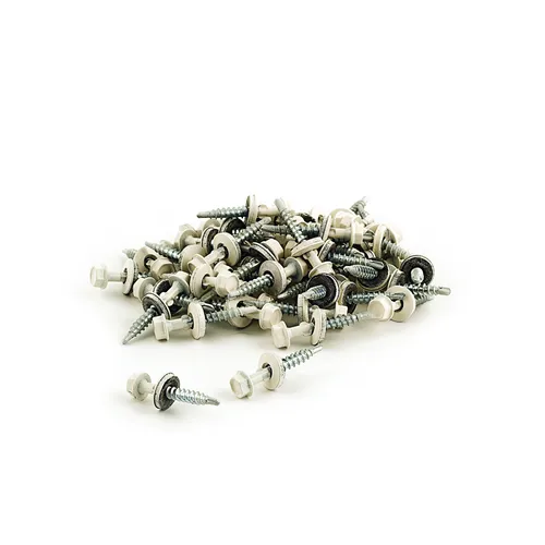 Skruvset med vinge 5,5x35 mm, Vit