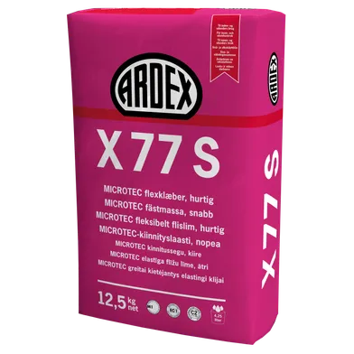 Fästmassa X 77 S Grå, 12,5 kg