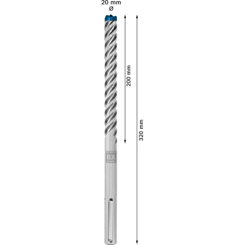 Hammarborr Expert SDS-Max 8X 20x200/320 mm