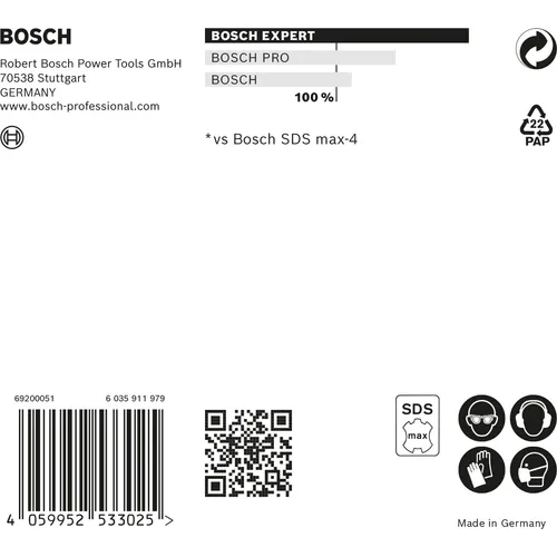 Hammarborr Expert SDS-Max 8X 20x200/320 mm