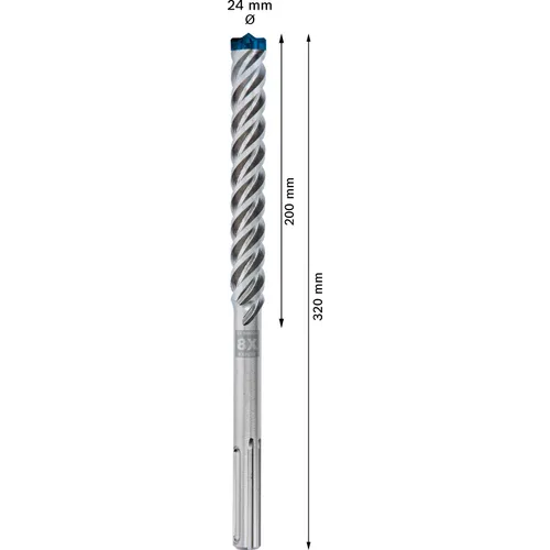 Hammarborr Expert SDS-Max 8X 24x200/320 mm