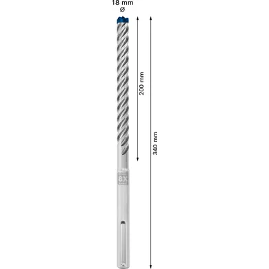 Hammarborr Expert SDS-Max 8X 18x200/340 mm