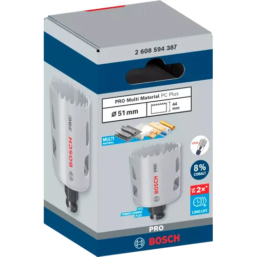 Hålsåg Pro Multimaterial, 51 mm