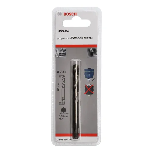 Centreringsborr HSS-Co 7,15x85 mm