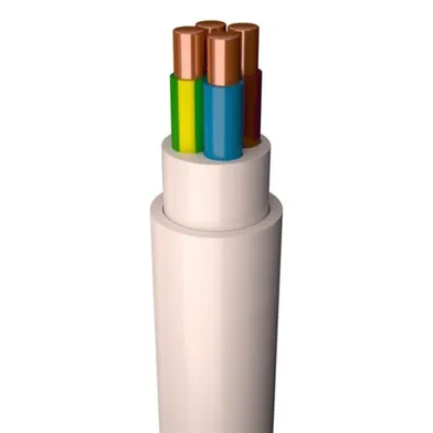 Kabel EXQ Pure 3G1,5 mm² Vit, 100 m