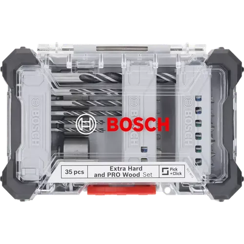 Borr- och bitsset Wood Pro 35 delar