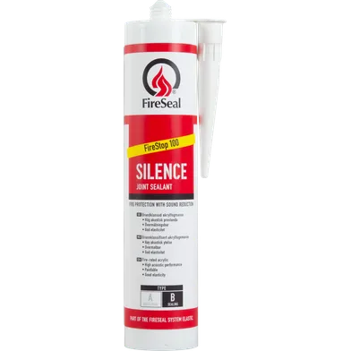 Brandfog Akryl Slience 100 Vit, 310 ml