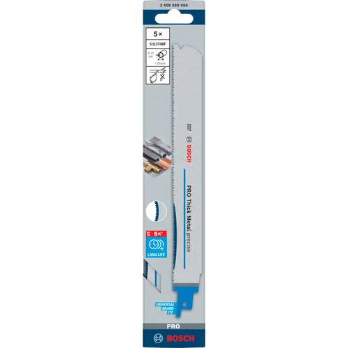 Tigersågblad S1137HBF Metall, 5-pack