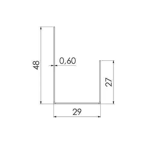 Kantskena GK-C 3000 mm
