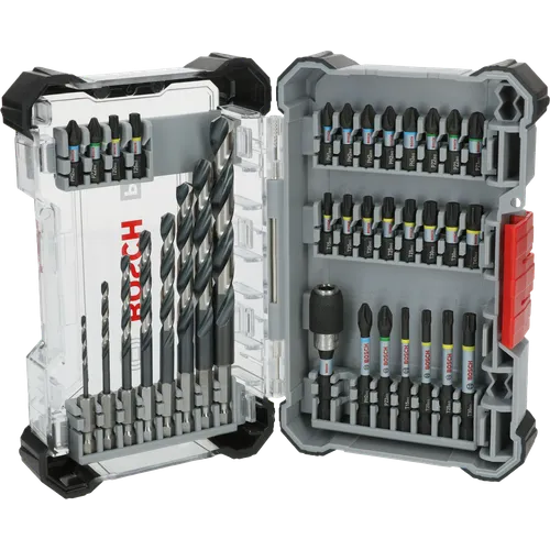 Borr- & bitsset Impact Metall HSS 35 delar